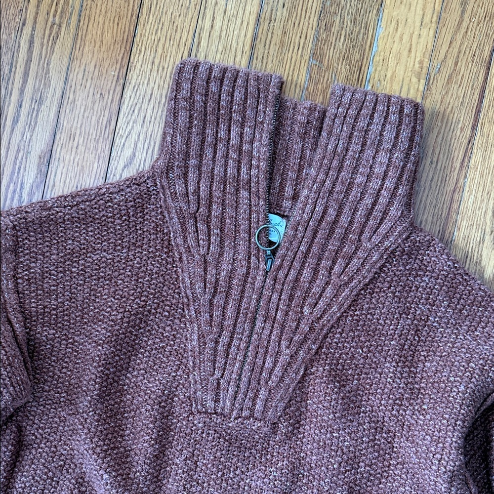 Universal Thread Women's Cowl Neck Sweater in Rich Rust - Picture 2 of 2